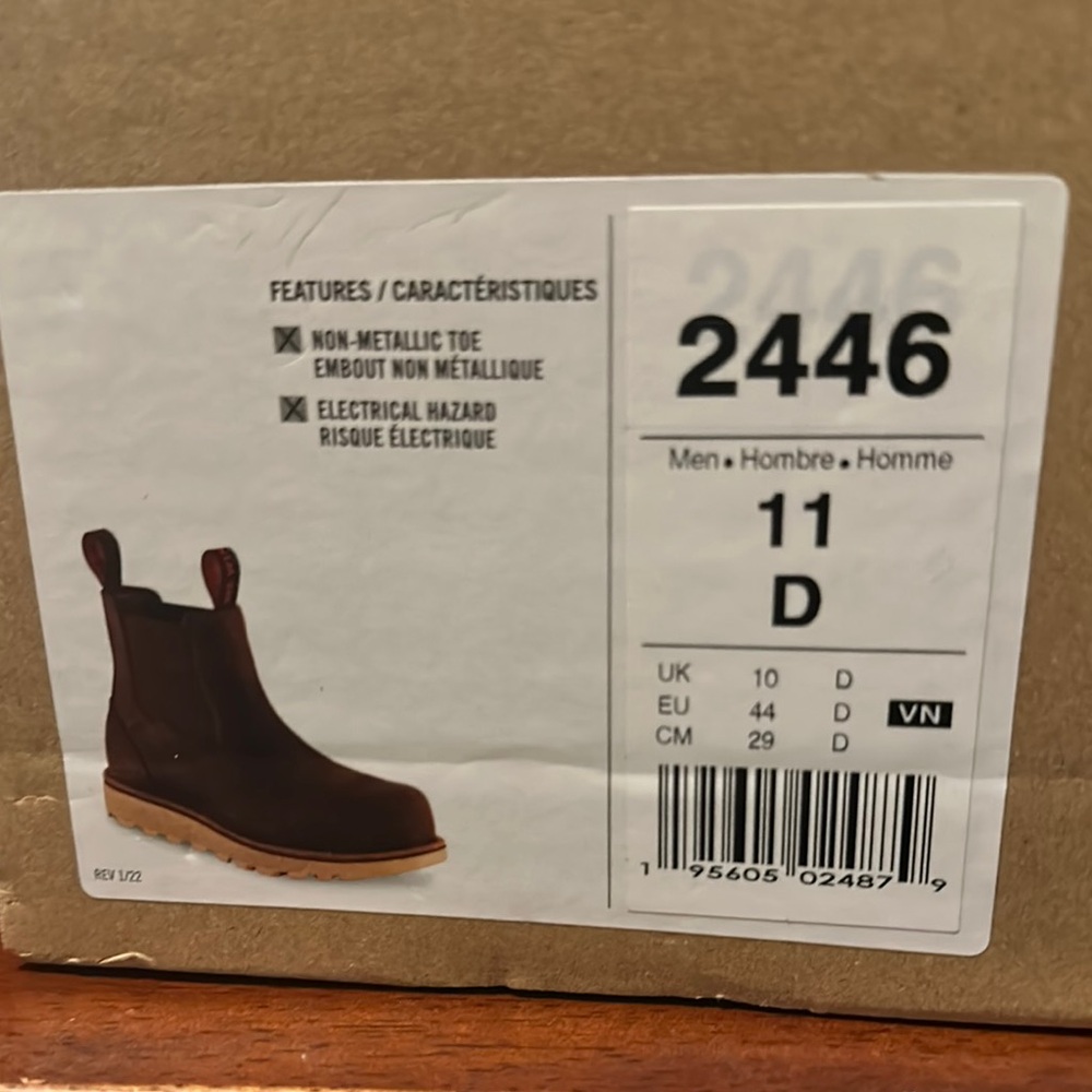 Men's Brown Work Boots Size 11D